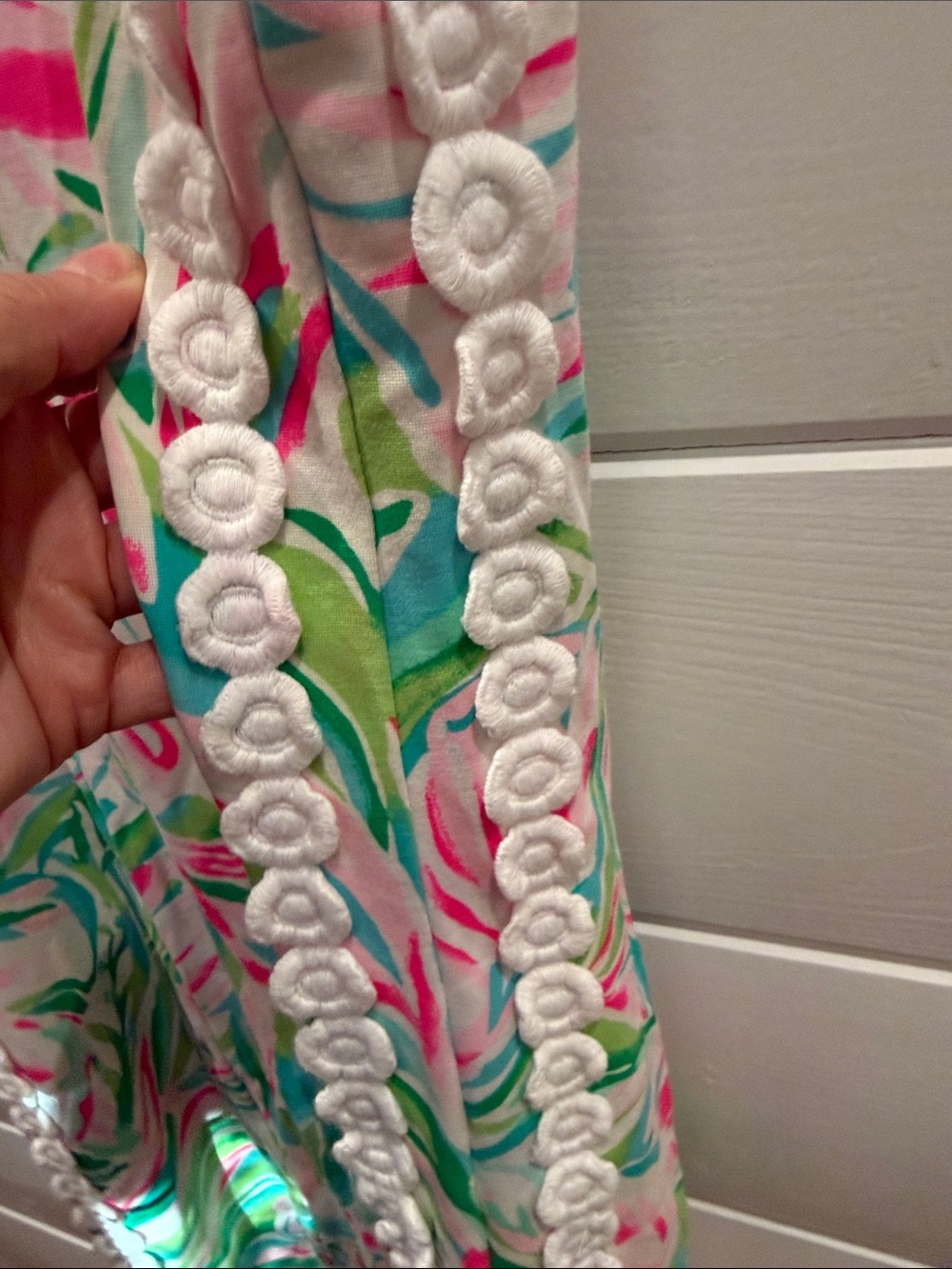 LILLY PULITZER Mila Knit Shift Dress CROC MY WORLD size 8 ($178) - Picture 6 of 8